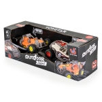 Комплект детски коли Jin Jia Toys - 2 броя със звук и светлина, Офроуд