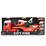 Игрален комплект Jin Jia Toys - Пожарен спасителен камион