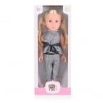 Кукла Moni Toys - Darling Doll, 46 сm, Сив тоалет