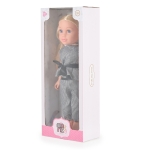 Кукла Moni Toys - Darling Doll, 46 сm, Сив тоалет