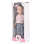 Кукла Moni Toys - Pretty Girl, 46 cm, С дънки