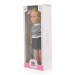 Кукла Moni Toys - Pretty Girl, 46 cm, С дънки
