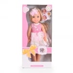 Детска кукла Moni Toys - Fairy Doll, 38 cm, с магическа пръчка, Синя