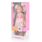 Детска кукла Moni Toys - Fairy Doll, 38 cm, с магическа пръчка, Синя