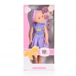 Детска кукла Moni Toys - Fairy Doll, 38 cm, с магическа пръчка, Синя