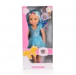 Детска кукла Moni Toys - Fairy Doll, 38 cm, с магическа пръчка, Синя
