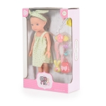 Детска кукла Moni Toys - Pretty Doll, с аксесоари, 33 cm