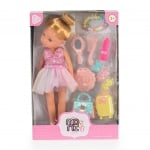 Кукла Moni Toys - Pretty Doll Set, с аксесоари, 33 cm