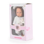 Детска кукла Moni Toys - Lovely Baby Bear, 30 сm, с рокля
