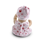 Кукла Moni Toys - Bear & Baby, С розова рокля, 30 cm