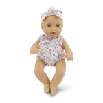 Детска кукла Moni Toys - Lovely Baby Bear, 30 сm, с рокля