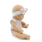 Детска кукла Moni Toys - Lovely Baby Bear, 30 сm, с рокля