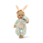 Детска кукла Moni Toys - Lovely Baby Bear, 30 сm, с рокля