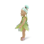 Детска кукла Moni Toys - Fairy Doll, 38 cm, с магическа пръчка, Синя