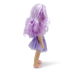 Детска кукла Moni Toys - Fairy Doll, 38 cm, с магическа пръчка, Синя