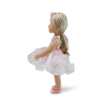 Детска кукла Moni Toys - Fairy Doll, 38 cm, с магическа пръчка, Синя