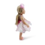 Детска кукла Moni Toys - Fairy Doll, 38 cm, с магическа пръчка, Синя