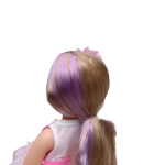 Детска кукла Moni Toys - Fairy Doll, 38 cm, с магическа пръчка, Синя