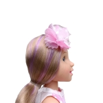 Детска кукла Moni Toys - Fairy Doll, 38 cm, с магическа пръчка, Синя