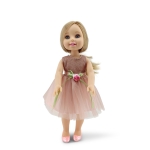 Детска кукла Moni Toys - Fairy Doll, 38 cm, Корал