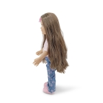Кукла Moni Toys - Pretty Girl, 46 cm, С дънки