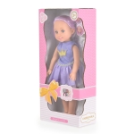 Детска кукла Moni Toys - Fairy Doll, 38 cm, с магическа пръчка, Синя