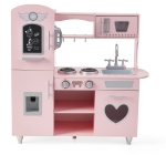 Дървена детска кухня Moni Toys, Розова