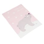 Бебешко одеяло Cangaroo - Dreamy bear, 75 х 100 cm, Синьо