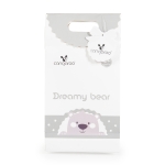 Бебешко одеяло Cangaroo - Dreamy bear, 75 х 100 cm, Синьо