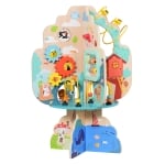 Дървена игра с активности Moni Toys - Дърво