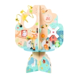 Дървена игра с активности Moni Toys - Дърво