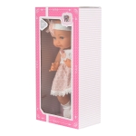 Детска кукла Moni Toys - С биберон и шише, 36 cm