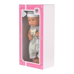 Детска кукла Moni Toys - С биберон и шише, 36 сm