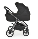 Бебешка количка 3 в 1 Cangaroo - Unique, Carbon Black