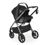 Бебешка количка 3 в 1 Cangaroo - Unique, Carbon Black