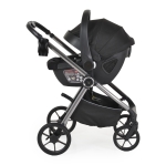 Бебешка количка 3 в 1 Cangaroo - Unique, Carbon Black