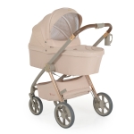 Бебешка количка 3 в 1 Cangaroo - Unique, Macadamia Beige