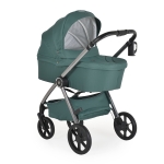 Бебешка количка 3 в 1 Cangaroo - Unique, Pine Green