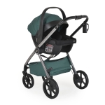 Бебешка количка 3 в 1 Cangaroo - Unique, Pine Green
