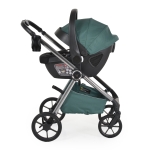 Бебешка количка 3 в 1 Cangaroo - Unique, Pine Green