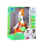 Детска музикална играчка Hola - Танцуващ паток, Червен