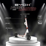 Детска тротинетка Byox - Plexus Limited, Черна