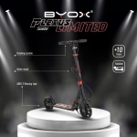 Детска тротинетка Byox - Plexus Limited, Черна