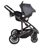 Бебешка количка 2 в 1 Moni - All Road, Black