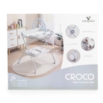 Мултифункционална маса за повиване Cangaroo - Croco, Сива