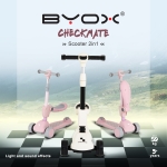 Сгъваема тротинетка Byox - Checkmate, Royal-White