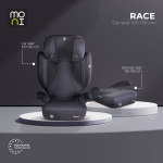 Стол за кола Moni - Race, i-Size, 100-150 сm, Stone Gray