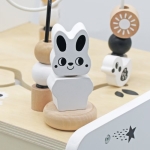 Дървена играчка за прохождане Moni Toys