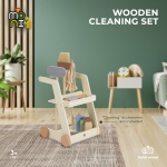Дървен комплект за почистване Moni Toys