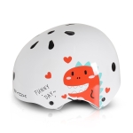 Детска предпазна каска Byox - Skate Y09, 54-58 cm, Бяла